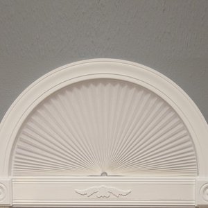 lot 8079 image: Redi Shade Original Arch Light Filtering Pleated Fabric, White