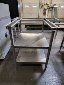 lot 5668 image: Stainless Steel Base - Dimensions in Photo