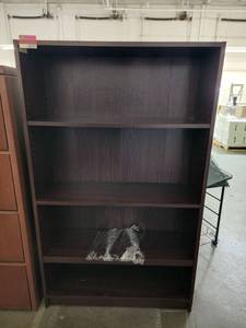 lot 18535 image: 4-Tier Wooden Laminate Bookshelf&nbsp