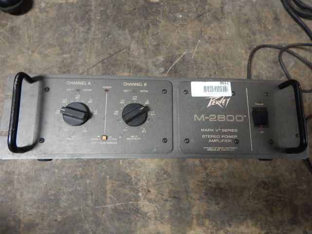 lot 8612 image: PEVY POWER AMP M 2600
