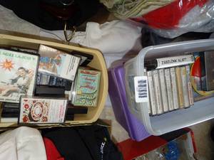 lot 1307 image: 3 Containers of Hungarian Music Cassettes