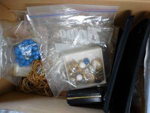 lot 1308 image: Shoe Box of Costume Jewelry