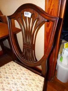 lot 1345 image: Beautiful Quality Antique Wood Chair