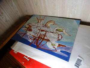 lot 1384 image: Old Road Map Hungarian Cartoons  Brush and Misc