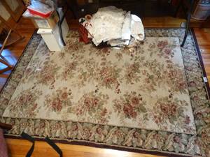 lot 1476 image: 5Ft x 7Ft Floral Area Rug