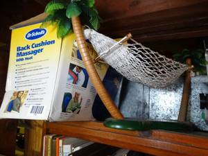 lot 1720 image: Bottle Hammock and Back Support