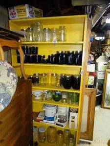 lot 1794 image: 6.5Ft Tall Yellow Wood Bookcase wo Contents