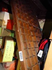 lot 1815 image: Wood Type Set Drawer