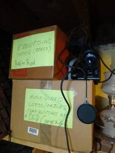 lot 1816 image: Old Cameras  Reel to Reel  AV Cables  More