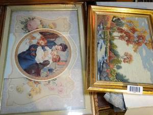 lot 1846 image: Framed Wall Decor