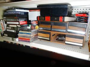 lot 1855 image: Mixed Media  Cassettes  CDs  VHS
