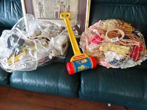 lot 1875 image: Mixed Lot of Doll Cloths  Barbie - Ken  Misc Toys