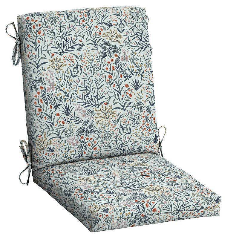 lot 70514 image: Arden Selections Pistachio Botanical 44 x 20 in. High Back Dining Chair Cushion