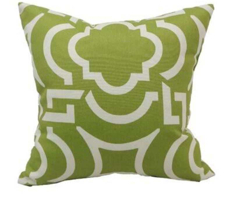 lot 70542 image: BLAZING NEEDLES 17 INCH SQUARE POLYESTER OUTDOOR PILLOW SET OF 2
