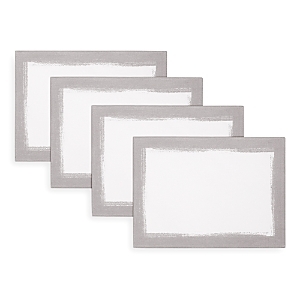 lot 70700 image: Villeroy & Boch Metallic Brushstroke Placemat 8 Pc Set