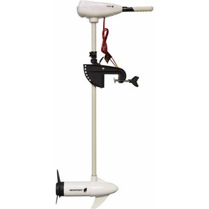 lot 9190 image: Newport Vessels L-Series 62lb Thrust Transom Mounted Saltwater Electric Trolling Motor wLED Battery Indicator (40 Shaft)
