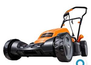 lot 9196 image: LawnMaster ME1218X Electric Lawn Mower 12AMP 19-Inch Used