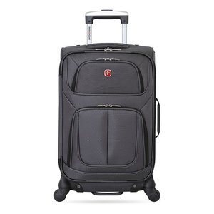 lot 37329 image: SwissGear - 21 Spinner Luggage - Dark Grey