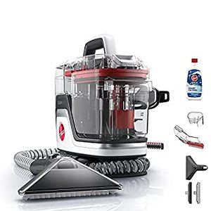 lot 37344 image: Hoover CleanSlate Plus Carpet & Upholstery Spot Cleaner, Stain Remover, Portable, FH14050, White (B098JYFGWS)
