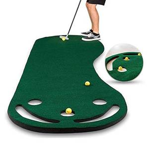 lot 37364 image: AbcoTech Indoor Golf Putting Green �� Mini Golf Set, Golf Training Aid - Golf Accessories for Men, Golf Gifts for Men, Tech Gifts, Office Gifts, Indoor Games, Outdoor �� Golf Mat with 3 Bonus Balls