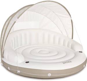 lot 37376 image: Intex 58292EU Canopy Inflatable, 78 X 59, WhiteTan