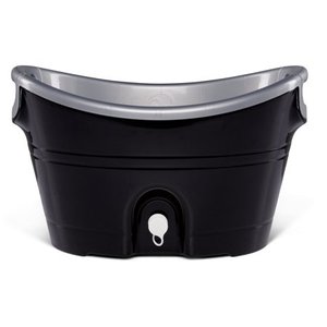 lot 37395 image: Igloo 20-Quart Party Bucket Ice Cooler - Black