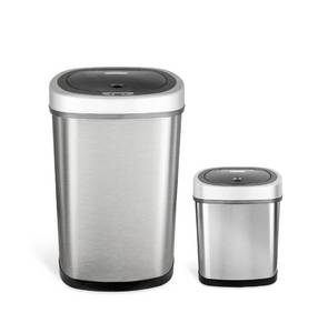lot 38901 image: Rectangular Motion Sensor Trash Can, 13.2 Gallon
