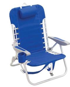 lot 38954 image: RIO BEACH 4-Position Lace-Up Backpack Folding Beach Chair
