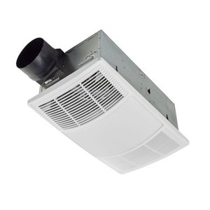 lot 38962 image: Broan Bhfled80 Powerheat 80 Cfm 1.5 Sone Ceiling Mounted Heated Exhaust Fan - White