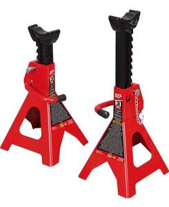 lot 49055 image: BIG RACKS JACK STANDS WITH DOUBLE LOCK