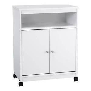 lot 49062 image: Ameriwood Home Landry Microwave Cart, White