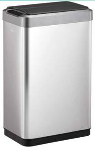 lot 49080 image: EKO Phantom Sensor Bin 50L Brushed Stainless Steel
