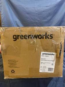 lot 49119 image: Green Works 2000 PSI Electric Pressure Washer Item 5116002VT