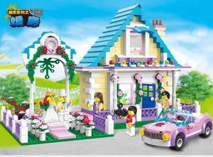 lot 3441 image: Enlighten 1129 City Serise Wedding House 613PCS Building Blocks Sets Educational Children Toys Brick Compatible with Lego