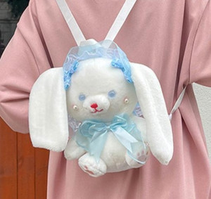 lot 3484 image: Cartoon Melody Cute Plush Backpack Girls Kids Backpack
