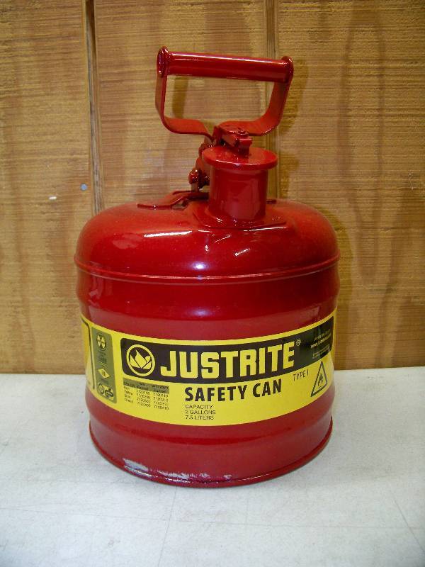 lot 33 image: Justrite Metal Safety Can