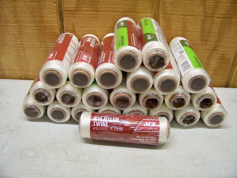 lot 53 image: 24 Spools ACE #18 Nylon Twine