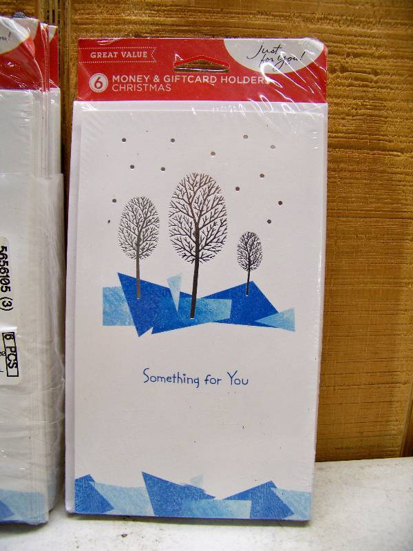lot 72 image: 6 Packages of 6 Money and Gift Card Holders