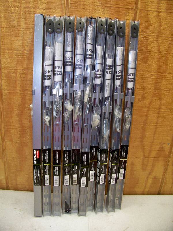 lot 83 image: 10 Rubbermaid Fasttrack Extensions