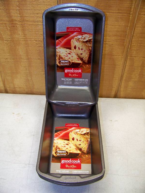 lot 93 image: 6 Good Cook Premium Non Stick Loaf Pans