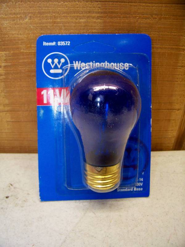 lot 141 image: 41 Westinghouse Blue Lightbulbs