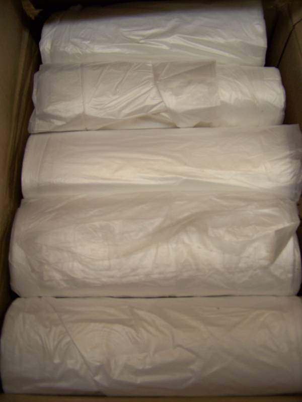 lot 165 image: 10 Rolls of 25 Clear Trash Bags