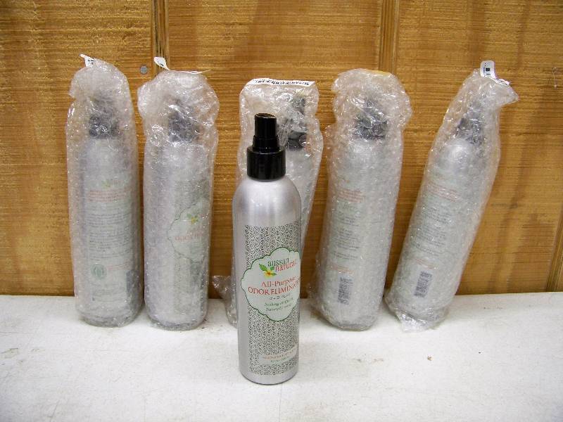 lot 184 image: 6 Cans Aussan Natural All-Purpose Odor Eliminator