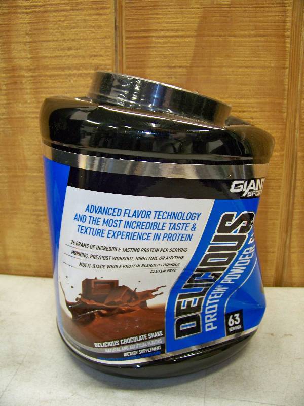 lot 219 image: Giant Sports Delicious Elite Protein Powder