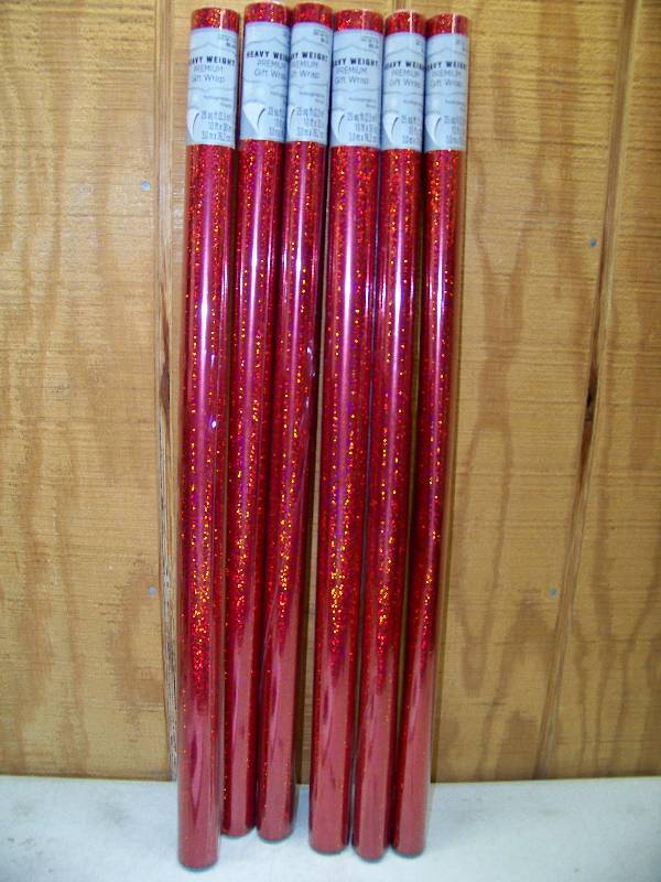 lot 301 image: 6 Rolls Heavy Weight Premium Gift Wrap