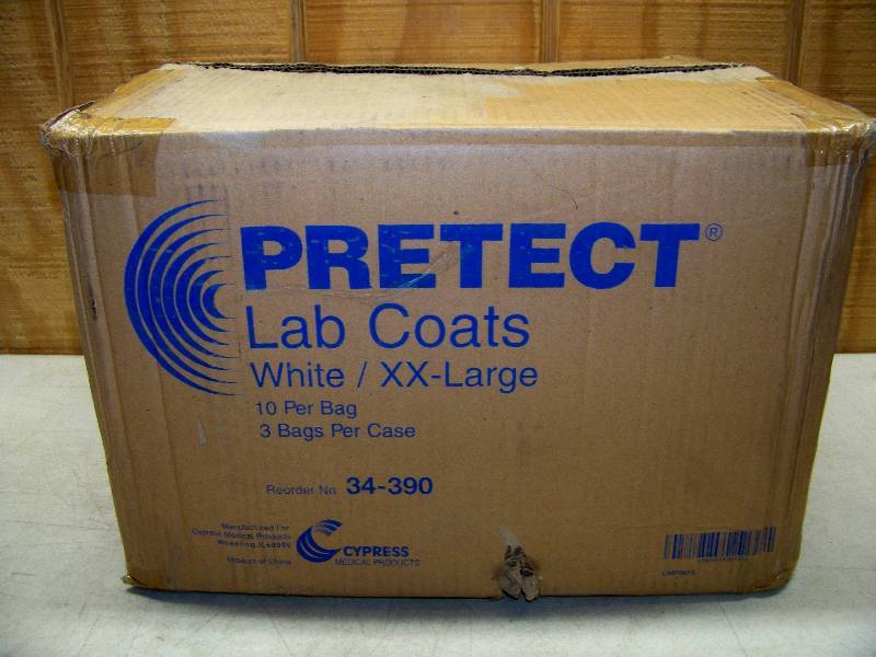 lot 330 image: 30 Pretect White Lab Coats