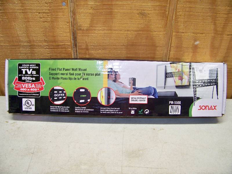 lot 342 image: Sonax Fixed Flat Panel Wall Mount