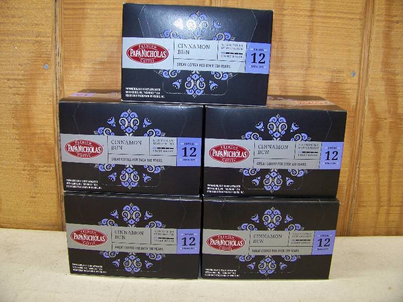 lot 414 image: 5 Boxes Papa Nicholas K-Cups