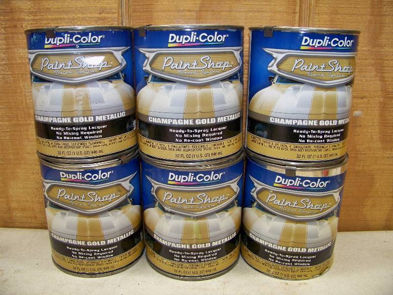 lot 431 image: 6 Quarts Dupli-Color Ready to Spray Lacquer