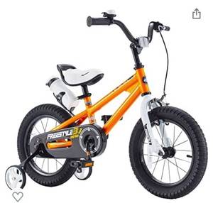 lot 1066 image: RoyalBaby Freestyle Kids Bike 12 14 16 18 20 Inch Bicycle for Boys Girls Ages 3-12 Years